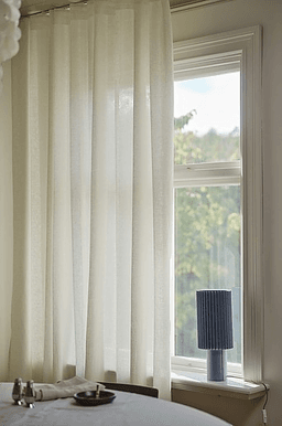 Jotex LILL gardin linblanding ekstra bred