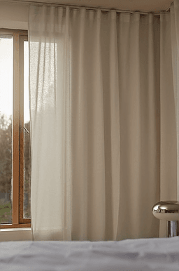 Jotex LILL gardin linblanding ekstra bred