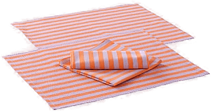 Jotex FRIDOLIN bordmatte med serviett 2-pakk