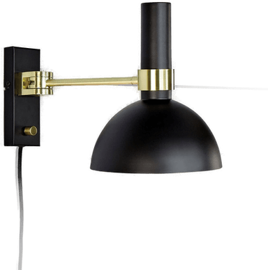 Markslöjd Larry vegglampe dimmer messing