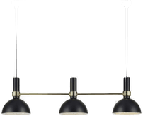 Markslöjd Taklampa Larry 3 lampor Svart
