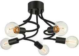 Markslöjd Medusa Taklampe 5l Sort