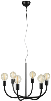 Markslöjd Amistoso Pendel 6L Svart