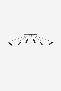 Markslöjd Taklampe RAMUS 6L Svart