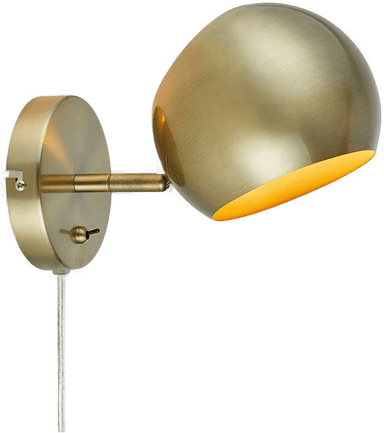 Markslöjd Vegglampe Edgar Messing