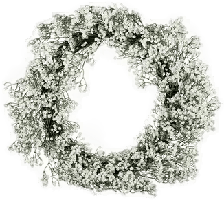 Mr Plant Brudeslørkrans hvit