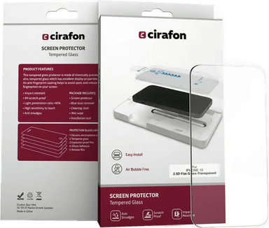 Cirafon Ultra-wide Tempered Iphone 15 Plus