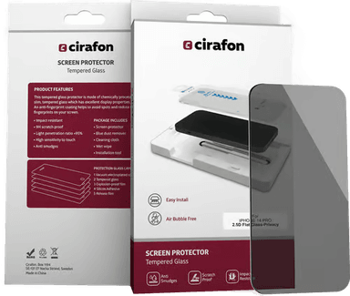 Cirafon Privacy Glass iPhone 14 Pro