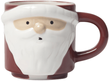 Pluto Design Santa kopp Hvit-rød