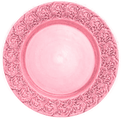 Mateus Lace tallerken 25 cm Rosa