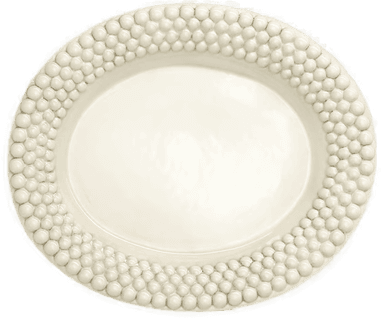 Mateus Bubbles ovalt fat 35 cm Sand