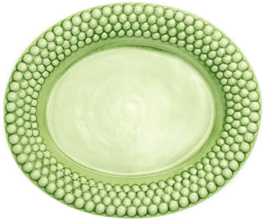 Mateus Bubbles ovalt fat 35 cm Grønn