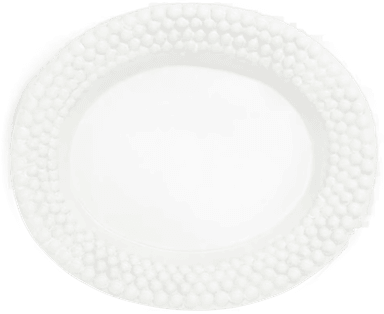 Mateus Bubbles ovalt fat 35 cm Hvit