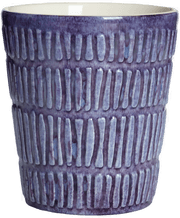 Mateus Stripes krus 30 cl Lilla