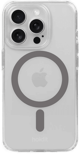 Holdit iPhone 15 Pro MagSafe Deksel - Transparent