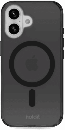 Holdit iPhone 16 MagSafe Deksel - Black