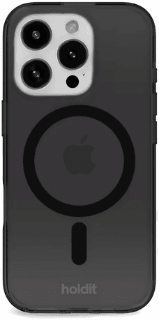 Holdit iPhone 16 Pro MagSafe Deksel - Black