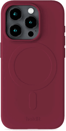 Holdit iPhone 15 Pro Soft MagSafe Case - Red Velvet