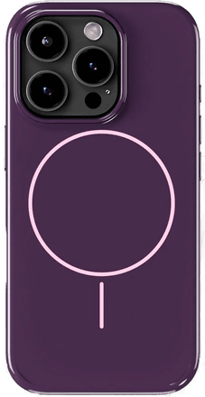 Holdit Mono Case iPhone 16 Pro Deep Plum/Pink