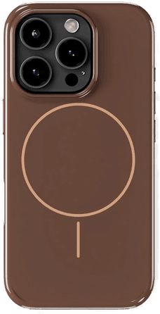 Holdit Mono Case Chocolate/Beige iPhone 16 Pro