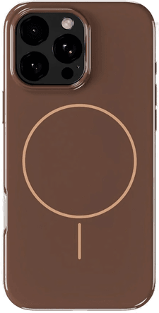 Holdit Mono Case iPhone 16 Pro Max Chocolate/Beige