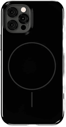 Holdit Mono Case iPhone 12 - Deep Black/Grey