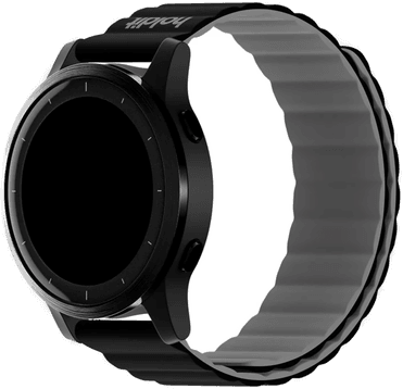 Holdit Silicone Magnet Rem 22mm Black/Gray