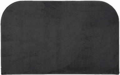 Mille Notti Bianca Headboard Velvet, Dark grey