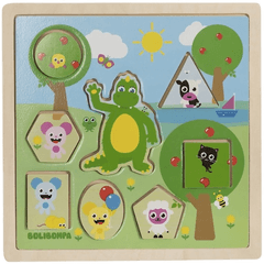 Adlibris Sommer og vinter puslespill 2-i-1