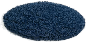 Etol Design Rasta rund gulvteppe Navy