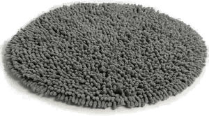 Etol Design Rasta rund gulvteppe grafittgrå
