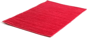 Etol Design Ribb lite gulvteppe rød