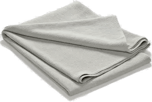 Etol Design Stripe sengeteppe 260 x 260 Lysegrå