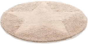Etol Design Star rund gulvteppe
