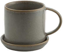 Ernst kopp med fat 7 cm Grå