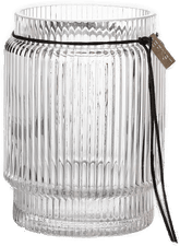 Ernst glassvase riflet klar Ø 8 cm
