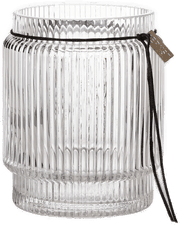 Ernst glassvase riflet klar Ø 12,7 cm