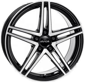Image Star FF Gloss Black Polished 7x17 5/112 ET44