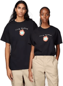 Sour Solution T-skjorte In Flames Hvit EU 46