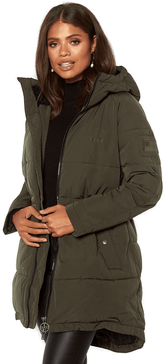 Svea W. Hourglass Puffer Jacket