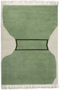 Kateha Silhouette teppe dusty green, 200 x 300 cm
