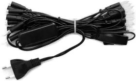 Irislights lysslynge svart 20 baller