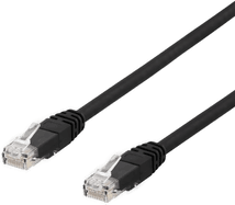 Deltaco Cat6a patchkabel 15m svart