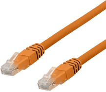 Deltaco Cat6a patchkabel 1m Orange
