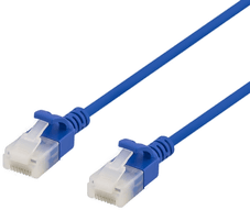 Deltaco Cat6a patchkabel 2 m blå