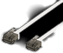 Deltaco Cat6a patchkabel 1,5 m hvit