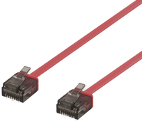 Deltaco Cat6a patchkabel 2 m rød