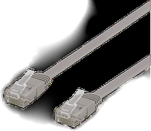 Deltaco Cat6 patchkabel 0,5m grå