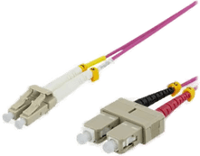 Deltaco LCSC-711 OM4 Fiberkabel 1,5m