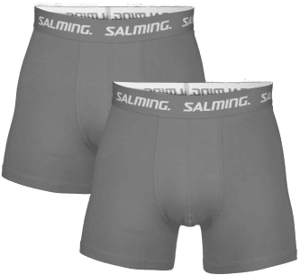 Salming 2P Cotton Boxer Grå